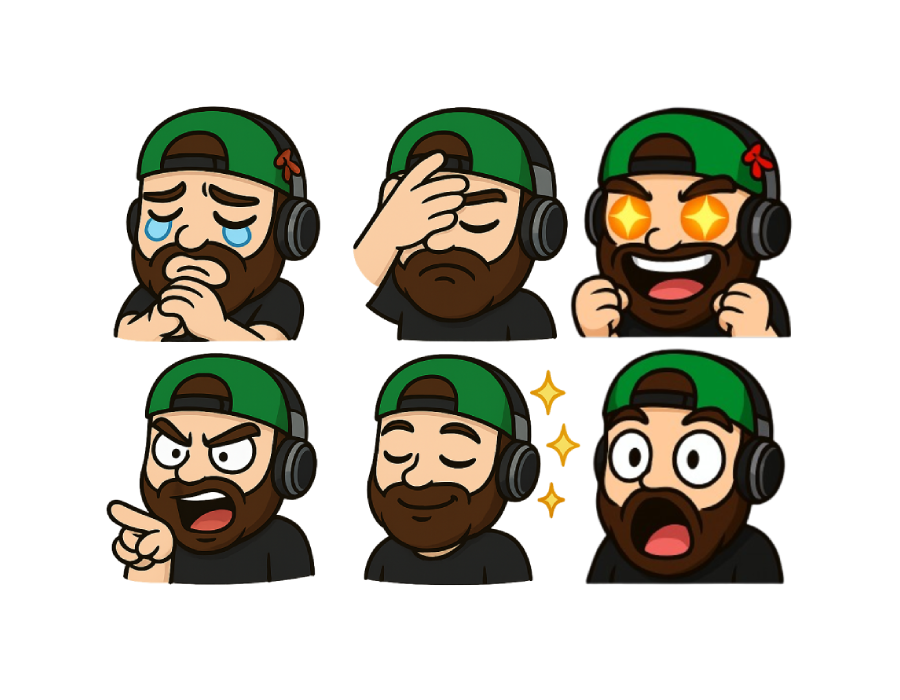 BeardedStreamer Emotes